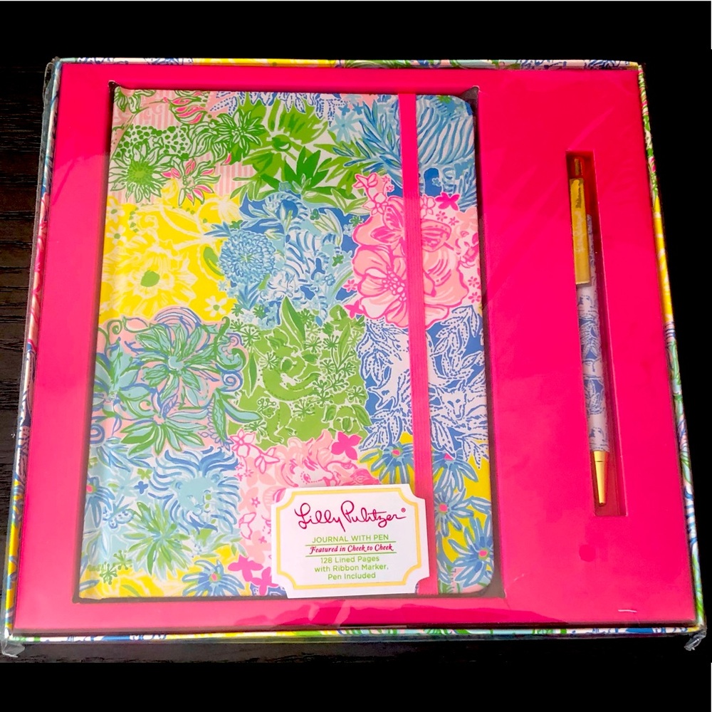 Lilly Pulitzer Note Pad and Pen Set NWT